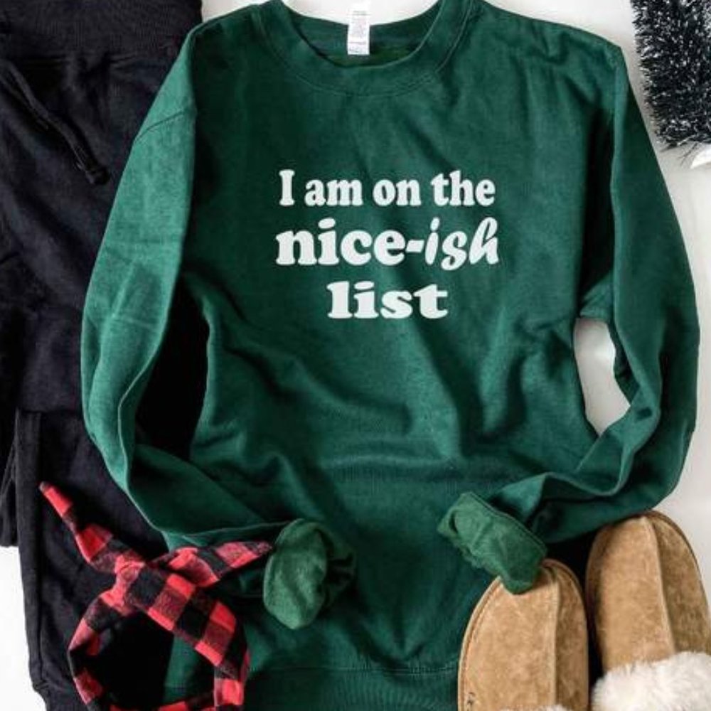 Nice-ish List Christmas Sweatshirt